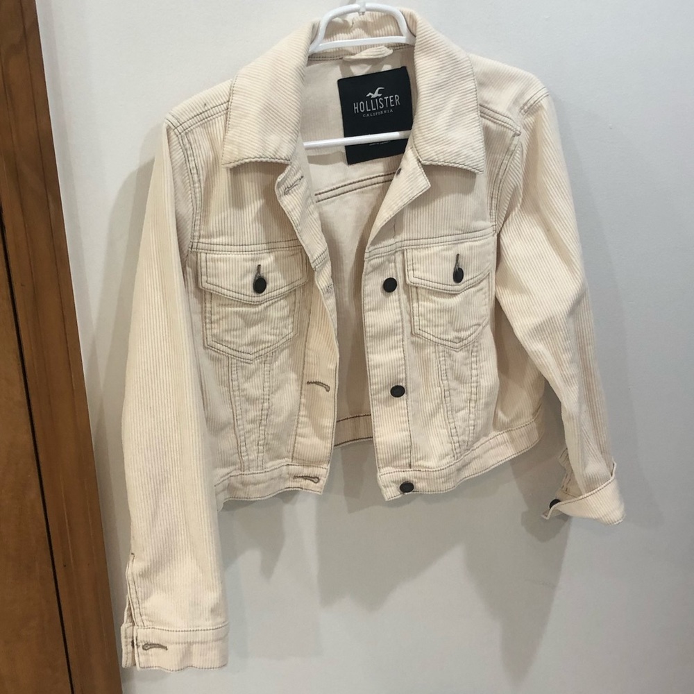 Hollister Off White Corduroy Jacket ⚪️